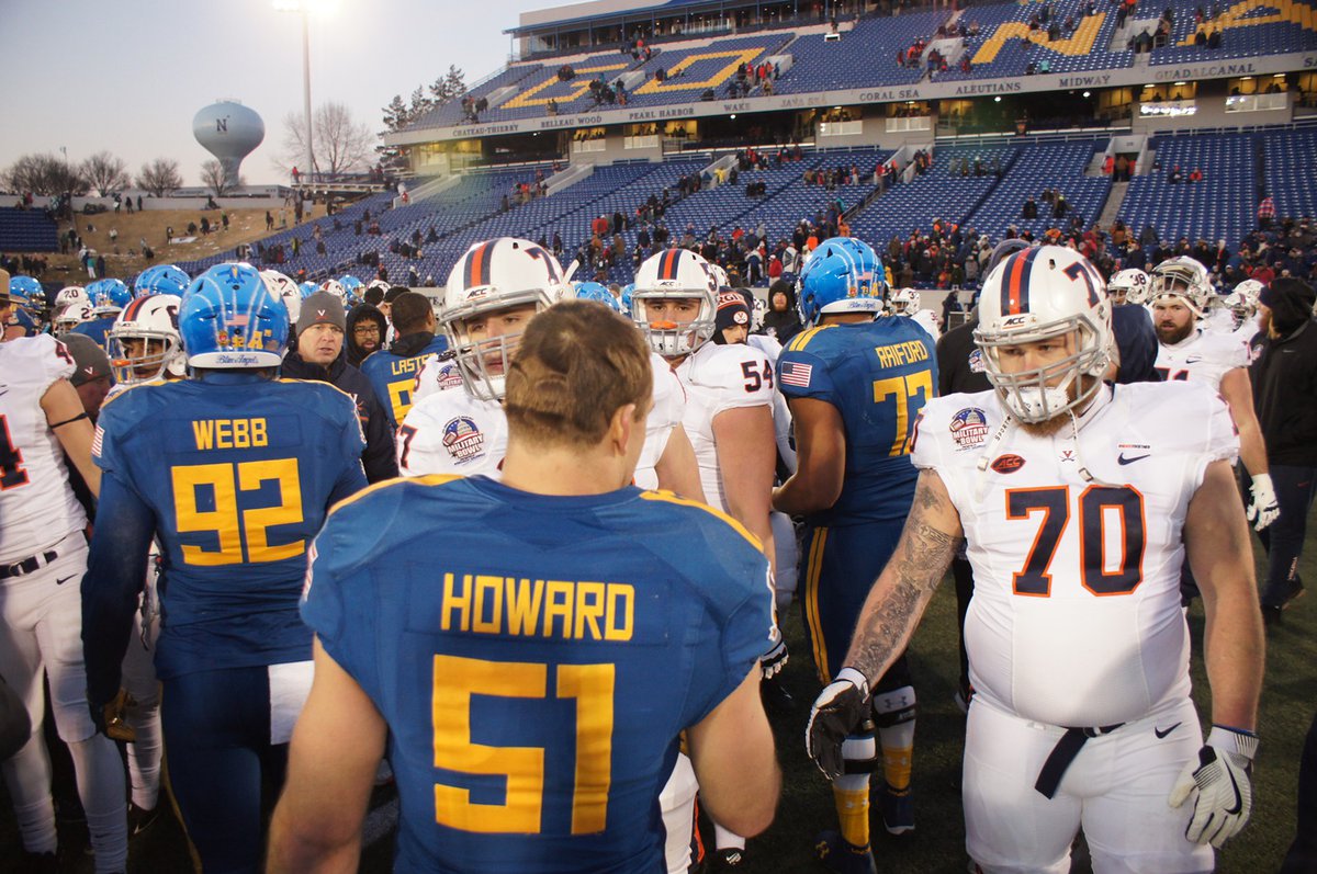 Military Bowl final score: Navy trounces Virginia without a completion 