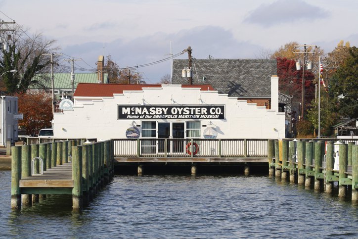 Annapolis Maritime Museum, formerly McNasby’s Oyster Packing Company on Back Creek on the Chesapeake Bay