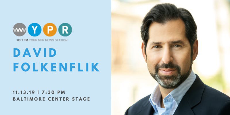 WYPR Presents An Evening With NPR's David Folkenflik - What's Up? Media