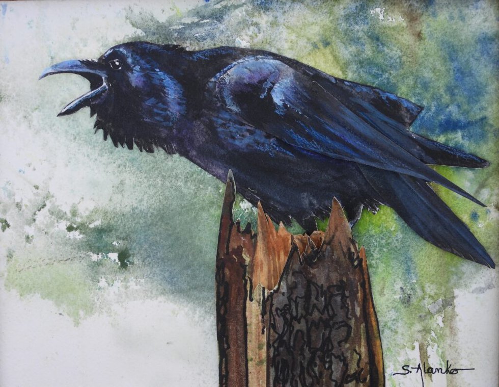 Spirited-Raven-dimensional-watercolor-by-Sandy-Alanko-1024x794.jpg