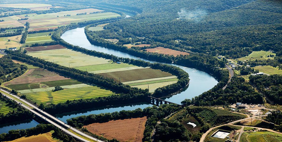 West Branch Susquehanna River in Clinton County, Pennsylvania