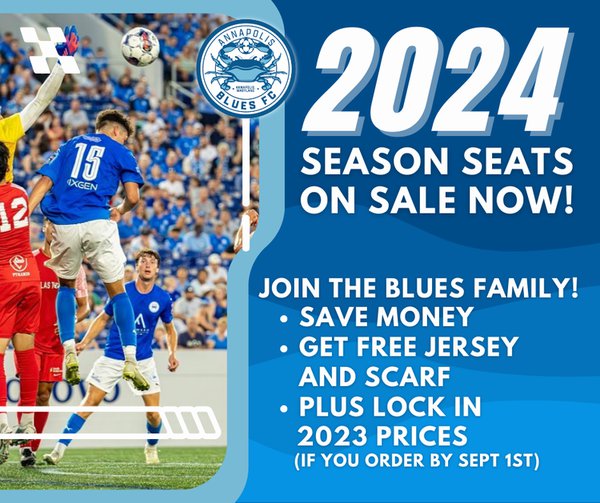 Annapolis Blues 2024 Season Seats are on Sale Now! - What's Up? Media