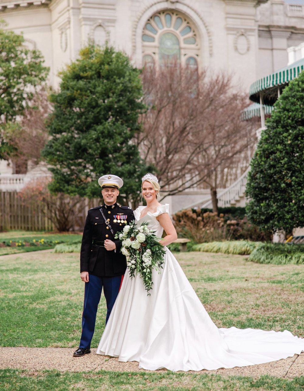 The Bride Wore Her Mother's '80s Wedding Dress for a Backyard Rose Garden  Ceremony