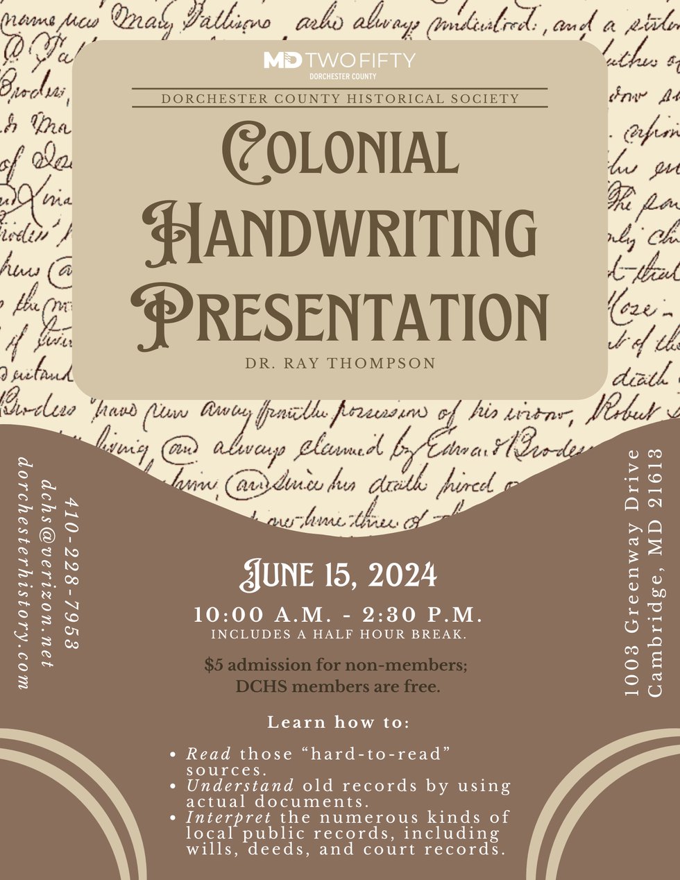 Colonial Handwriting 2 - 1